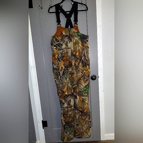 Lincoln Outfitters Men's Camouflage Insulated Bibs Medium - Picture 5 of 5